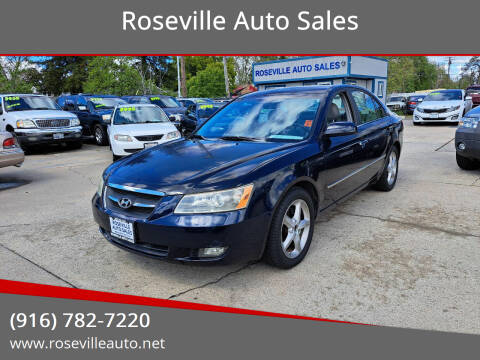 2008 Hyundai Sonata for sale at Roseville Auto Sales in Roseville CA