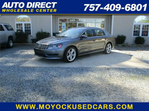 2014 Volkswagen Passat for sale at Auto Direct Wholesale Center in Moyock NC