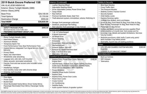 2019 Buick Encore Preferred