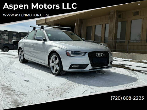 2014 Audi A4 for sale at Aspen Motors LLC in Denver CO