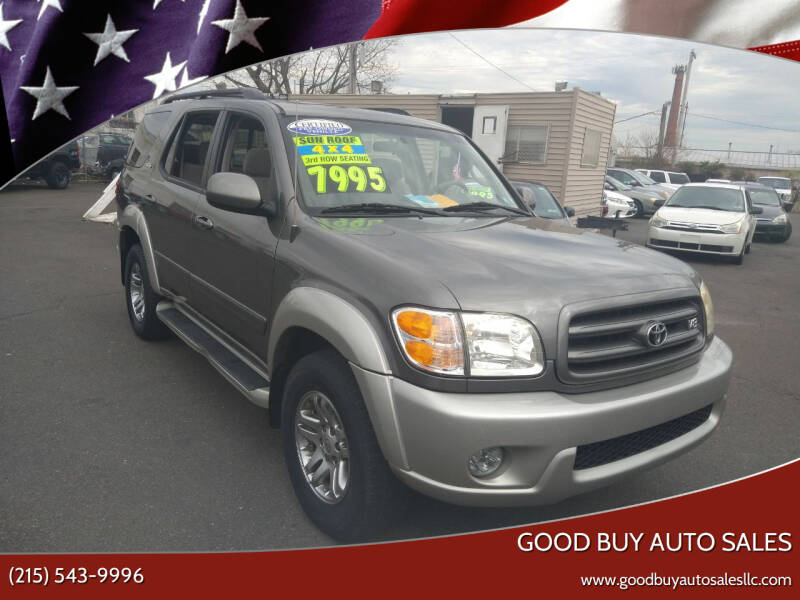 2003 Toyota Sequoia for sale at Good Buy Auto Sales in Philadelphia PA