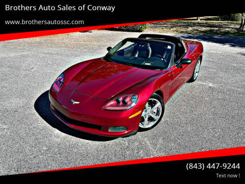 2008 Chevrolet Corvette for sale at Brothers Auto Sales of Conway in Conway SC