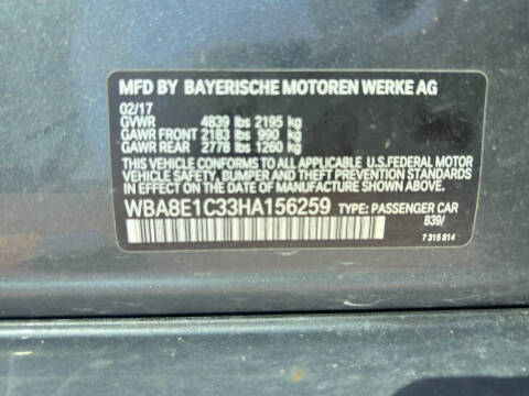 2017 BMW 3 Series 330e iPerformance