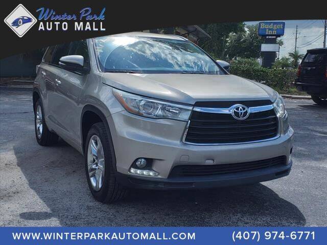 2014 Toyota Highlander for sale at Winter Park Auto Mall in Orlando FL