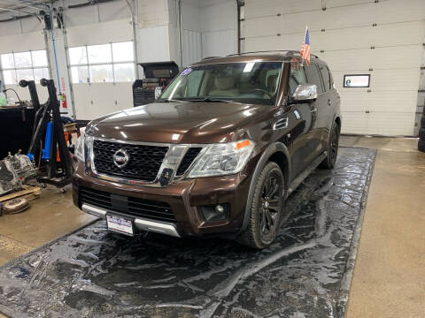 2017 Nissan Armada for sale at Brown Brothers Automotive Sales And Service LLC in Hudson Falls NY