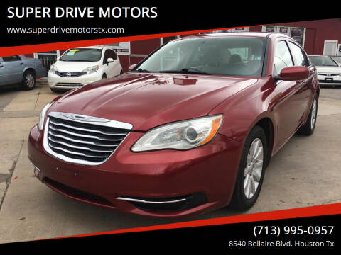 2014 Chrysler 200 for sale at SUPER DRIVE MOTORS in Houston TX