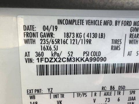 2019 Ford Transit