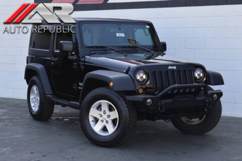 2018 Jeep Wrangler JK for sale at Auto Republic Fullerton in Fullerton CA