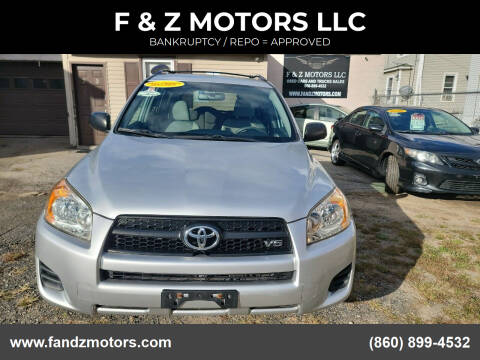 2009 Toyota RAV4 for sale at F & Z MOTORS LLC in Vernon Rockville CT