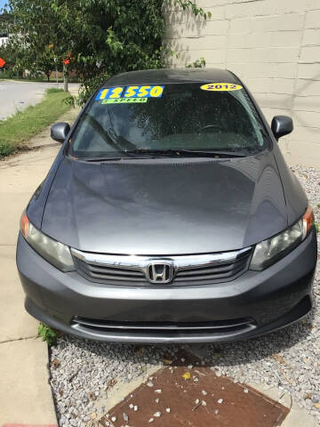 2012 Honda Civic for sale at JP JR Auto Sales LLC in Cincinnati OH