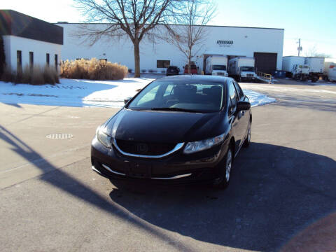 2015 Honda Civic for sale at ARIANA MOTORS INC in Addison IL