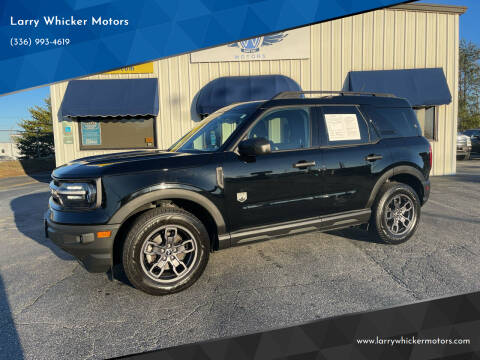 2021 Ford Bronco Sport for sale at Larry Whicker Motors in Kernersville NC