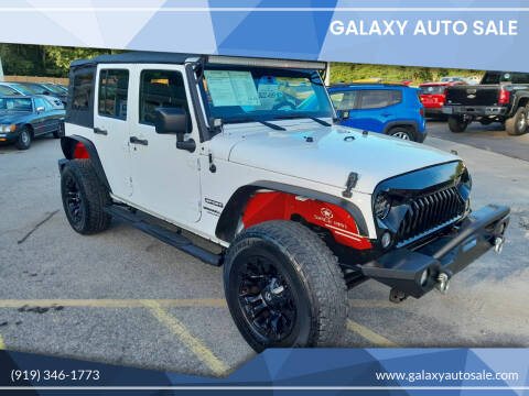 2015 Jeep Wrangler Unlimited for sale at Galaxy Auto Sale in Fuquay Varina NC