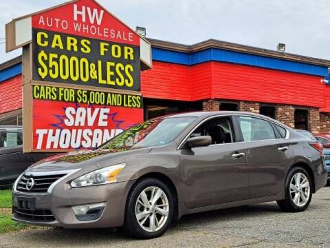 2014 Nissan Altima for sale at HW Auto Wholesale in Norfolk VA