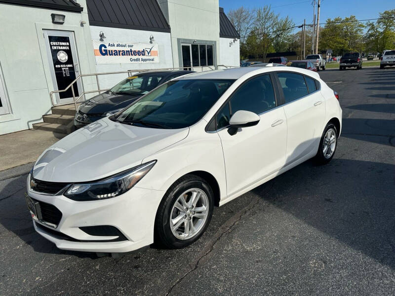 2017 Chevrolet Cruze for sale at Huggins Auto Sales in Ottawa OH