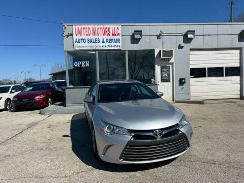2015 Toyota Camry for sale at United Motors LLC in Saint Francis WI