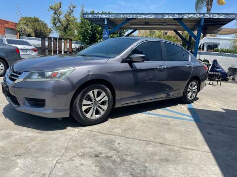 2014 Honda Accord for sale at Olympic Motors in Los Angeles CA