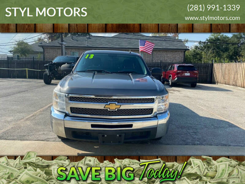 2013 Chevrolet Silverado 1500 for sale at STYL MOTORS in Pasadena TX