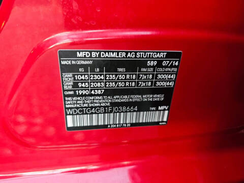 2015 Mercedes-Benz GLA GLA 250 4MATIC