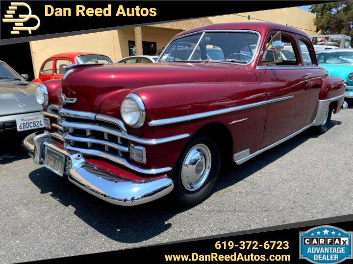 1950 Chrysler Windsor for sale at Dan Reed Autos in Escondido CA