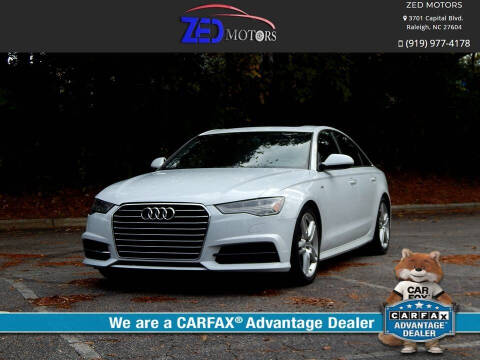2016 Audi A6 for sale at Zed Motors in Raleigh NC