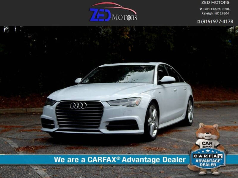 2016 Audi A6 for sale at Zed Motors in Raleigh NC