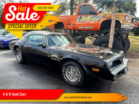 1977 Pontiac Firebird Trans Am for sale at A & R Used Cars in Clayton NJ