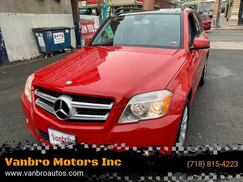 2011 Mercedes-Benz GLK for sale at Vanbro Motors Inc in Staten Island NY