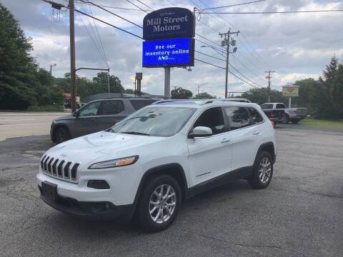 2015 Jeep Cherokee for sale at Mill Street Motors in Worcester MA
