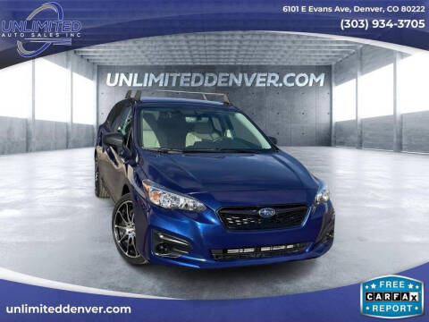 2018 Subaru Impreza for sale at Unlimited Auto Sales in Denver CO