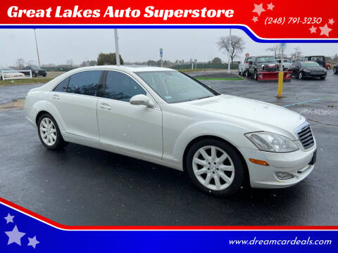 2007 Mercedes-Benz S-Class for sale at Great Lakes Auto Superstore in Waterford Township MI