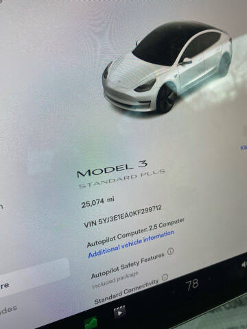 2019 Tesla Model 3 Standard Range Plus
