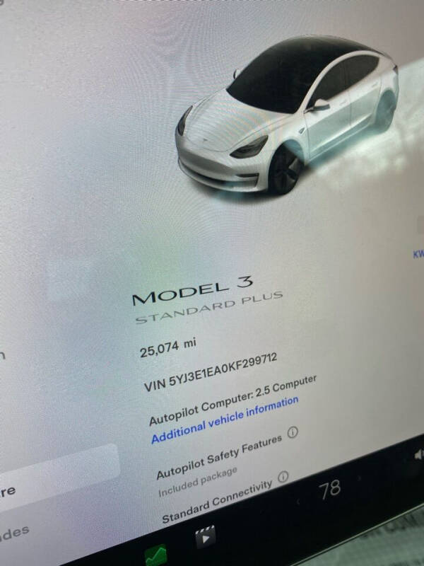 2019 Tesla Model 3 Standard Range Plus