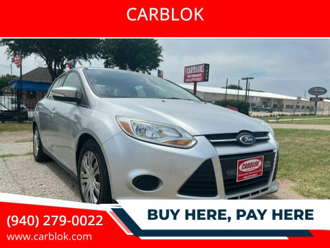 2013 Ford Focus for sale at CARBLOK in Lewisville TX