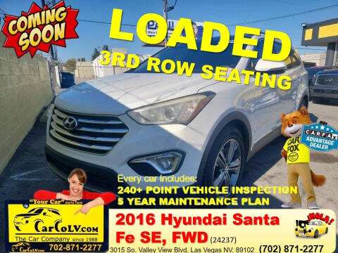 2016 Hyundai Santa Fe for sale at The Car Company in Las Vegas NV