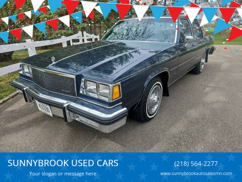 1985 Buick LeSabre for sale at SUNNYBROOK USED CARS in Menahga MN