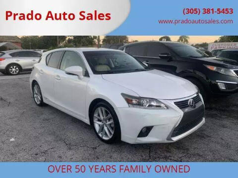2015 Lexus CT 200h for sale at Prado Auto Sales in Miami FL