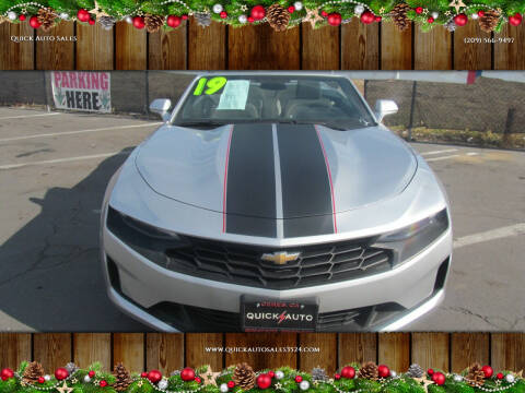 2019 Chevrolet Camaro for sale at Quick Auto Sales in Ceres CA