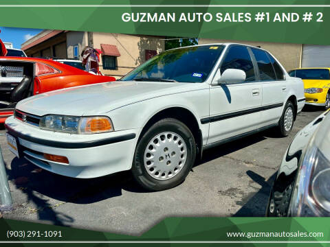 1992 Honda Accord for sale at Guzman Auto Sales #1 and # 2 in Longview TX