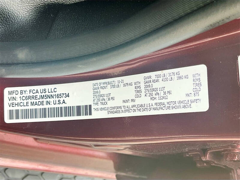 2022 RAM 1500 Laramie