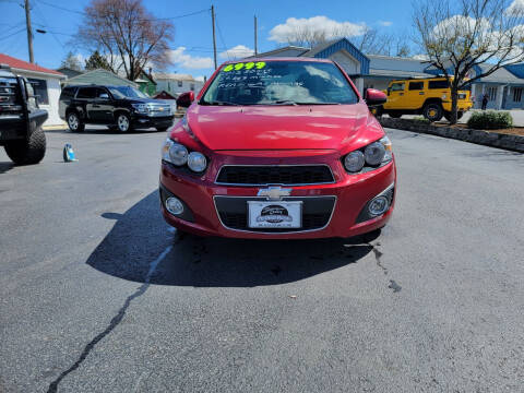 2012 Chevrolet Sonic for sale at SUSQUEHANNA VALLEY PRE OWNED MOTORS in Lewisburg PA