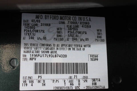 2003 Ford Expedition Eddie Bauer