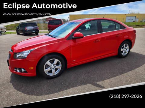 2012 Chevrolet Cruze for sale at Eclipse Automotive in Brainerd MN