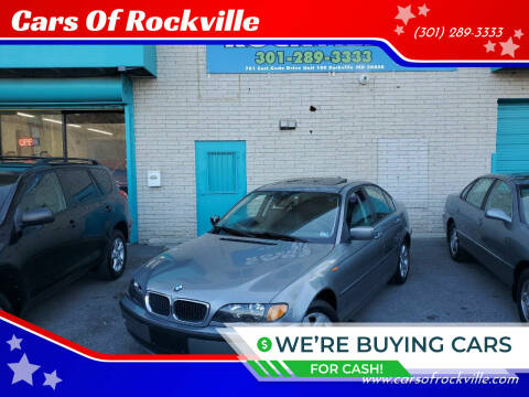 2005 BMW 3 Series for sale at Cars Of Rockville in Rockville MD
