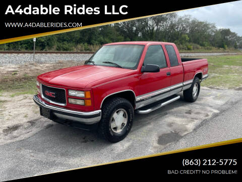 1996 GMC Sierra 1500 for sale at A4dable Rides LLC in Haines City FL