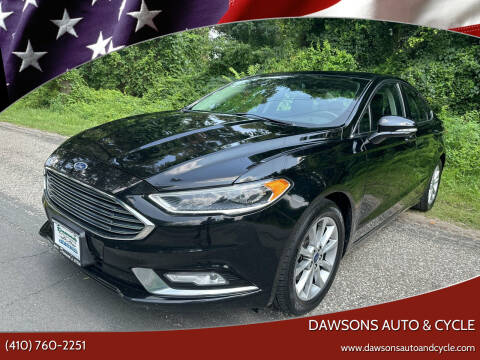 2017 Ford Fusion for sale at Dawsons Auto & Cycle in Glen Burnie MD