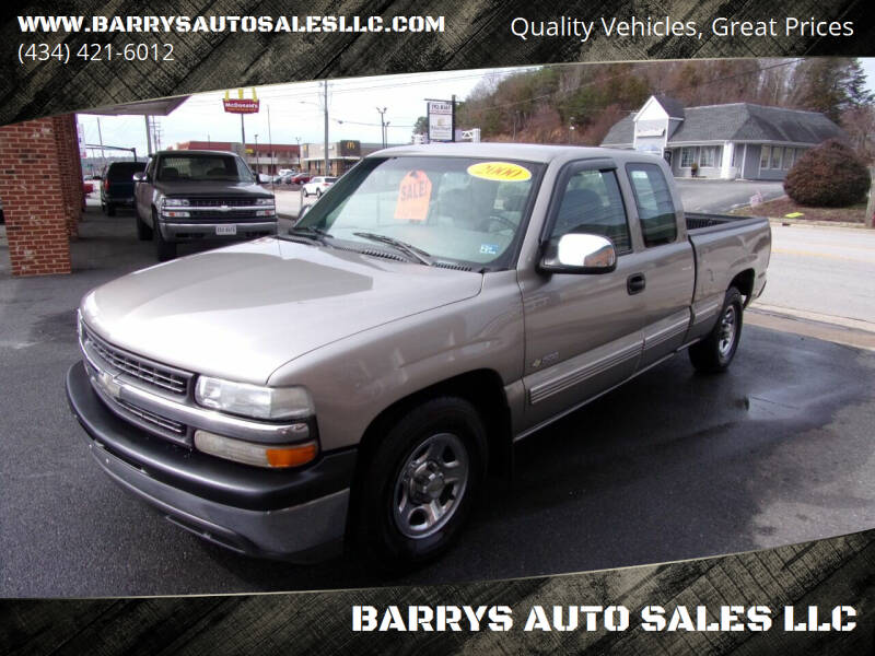 2000 Chevrolet Silverado 1500 for sale at BARRYS AUTO SALES LLC in Danville VA