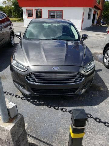 2016 Ford Fusion for sale at Boss Automotive LLC in Davie FL