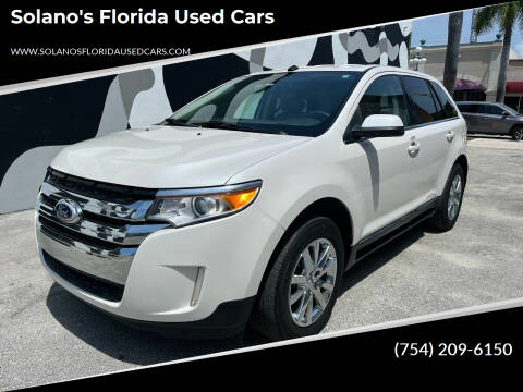 2013 Ford Edge for sale at SOLANOS & SANCHEZ AUTO SALES C in Hollywood FL