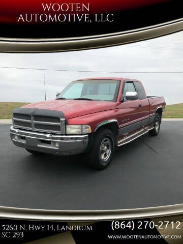 1997 Dodge Ram Pickup 1500 for sale at WOOTEN AUTOMOTIVE, LLC in Landrum SC